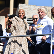 Graça Machel and Richard Branson